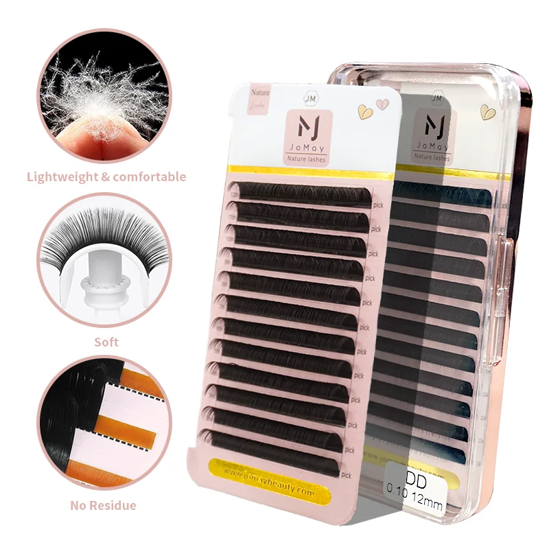 Synthetic Eyelash Extension Supplies Classic Lash Extensions C D Mattle Black Mink Black False Extension Makeup