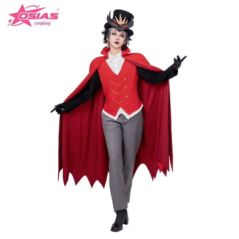 

OSIAS Stolas Goetia Cosplay Costume Set Stolas Goetia wig Stolas Goetia shoes Helluva Boss