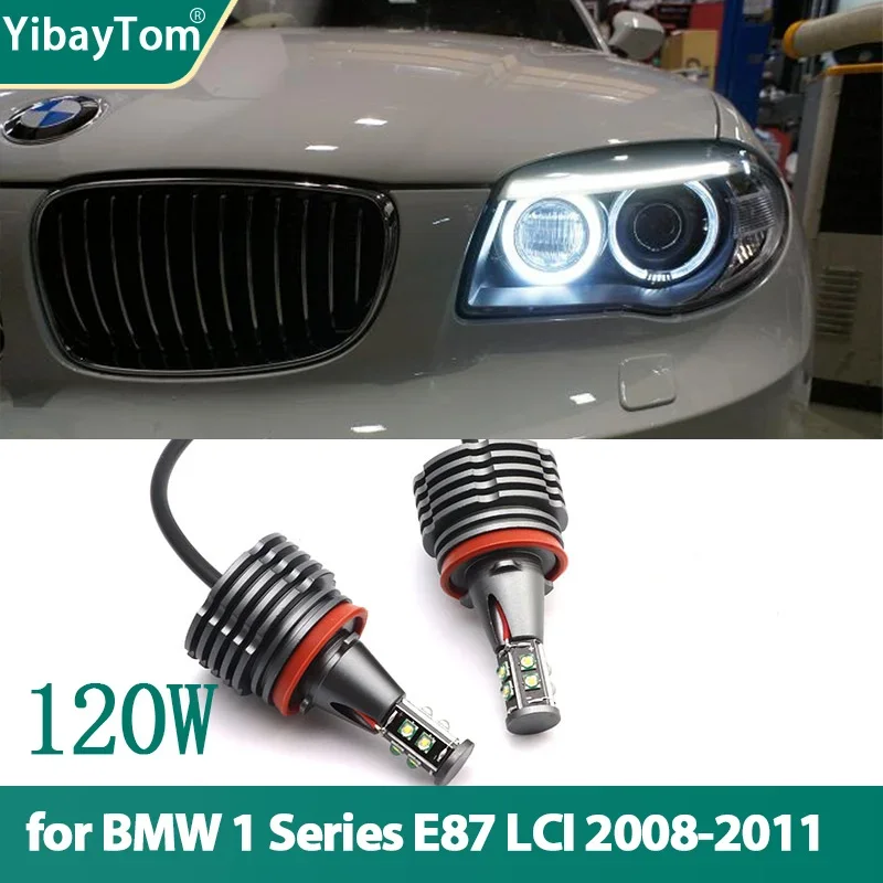 

Светодиодные габаритные лампы BMW Angel Eyes для BMW 1 серии E87 LCI 116i 116d 118i 118d 120i 120d 123d 130i 2008-2011 120W H8