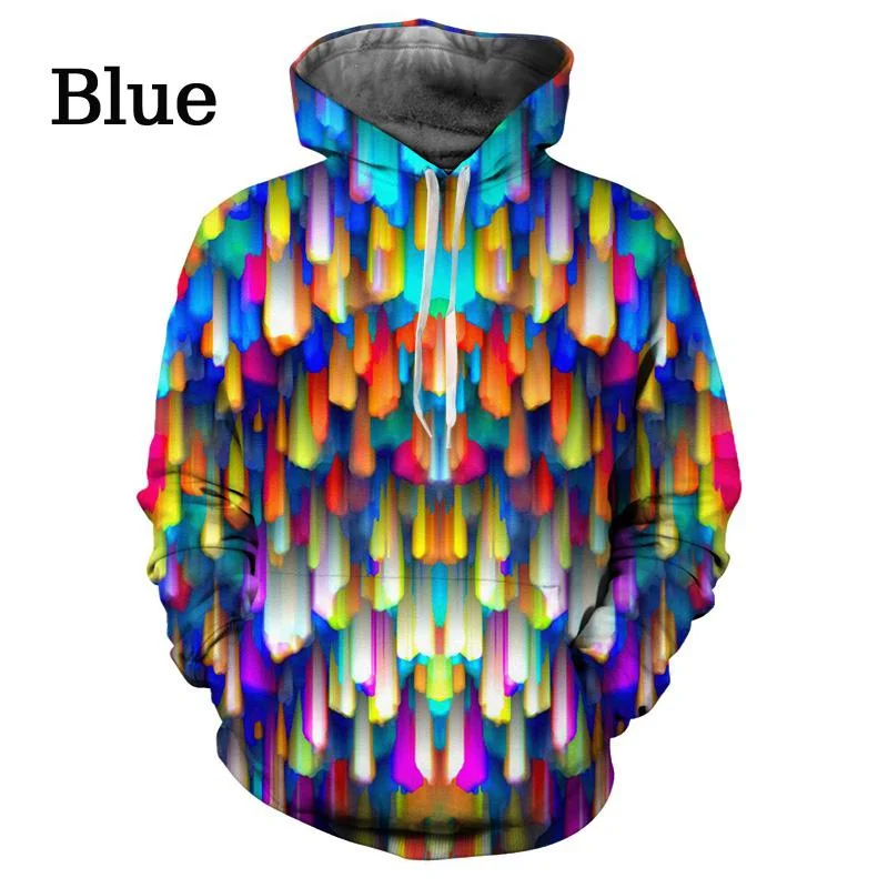 

Fashion Casual Fun 3D Printing Hoodie Stunning Hypnotic Color Cool Pullover Men's/Women's Sweatshirt