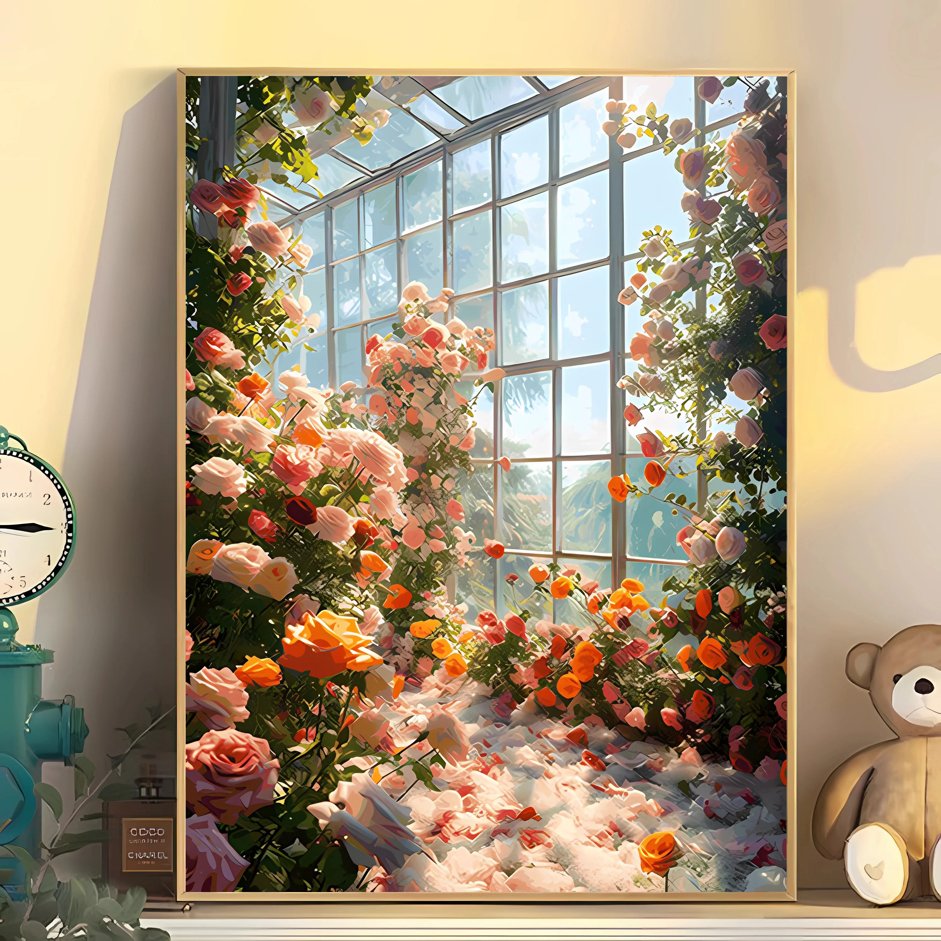 

5398061 Digital oil painting living room decorative painting sofa background wall hanging painting