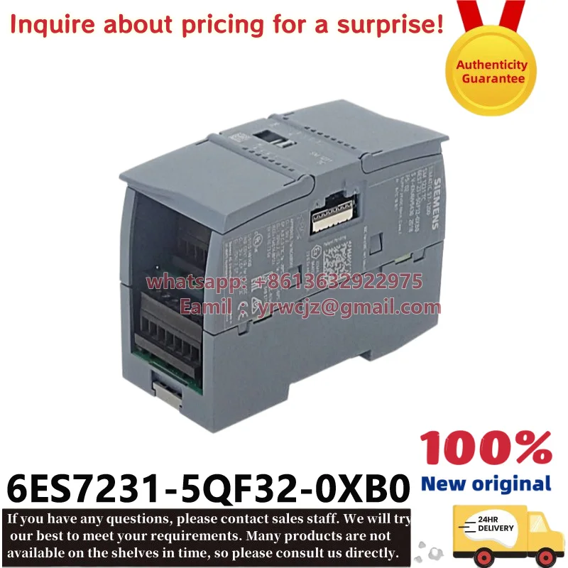 Siemens 6ES7231-5QF32-0XB0 S7-1200 SM1231 AI 8-channel thermocouple analog input module expansion module, new original stock