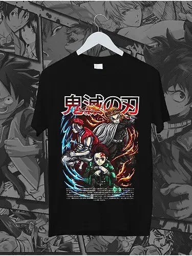 

Rengoku X Akaza X Tanjiro Anime T-shirt