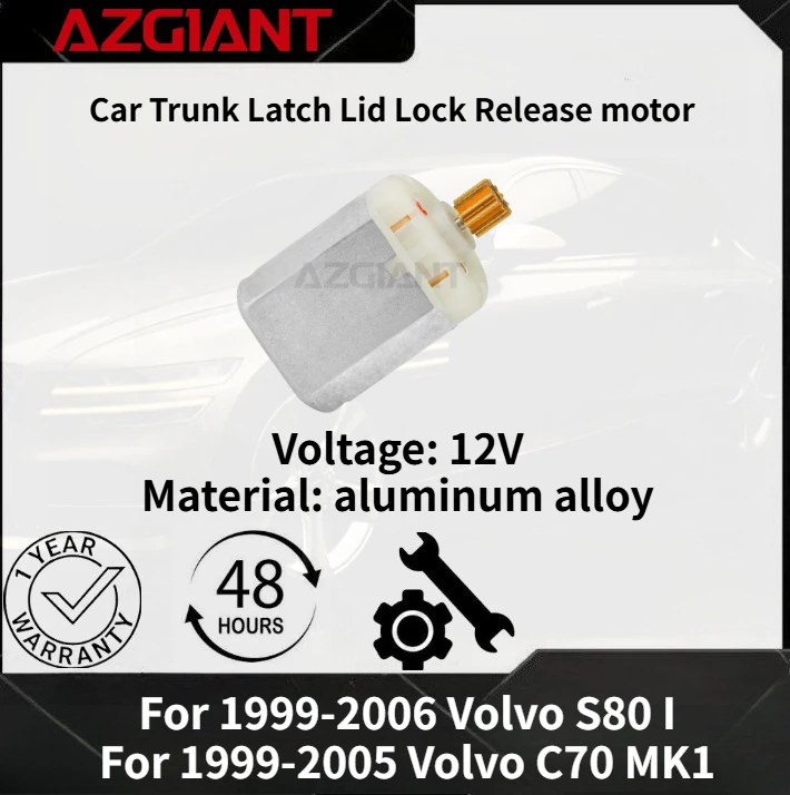 

For Volvo S80 I 1999-2006/C70 MK1 1999-2005 Car Trunk Latch Lid Lock Release motor Brand New high-quality replacement parts OEM