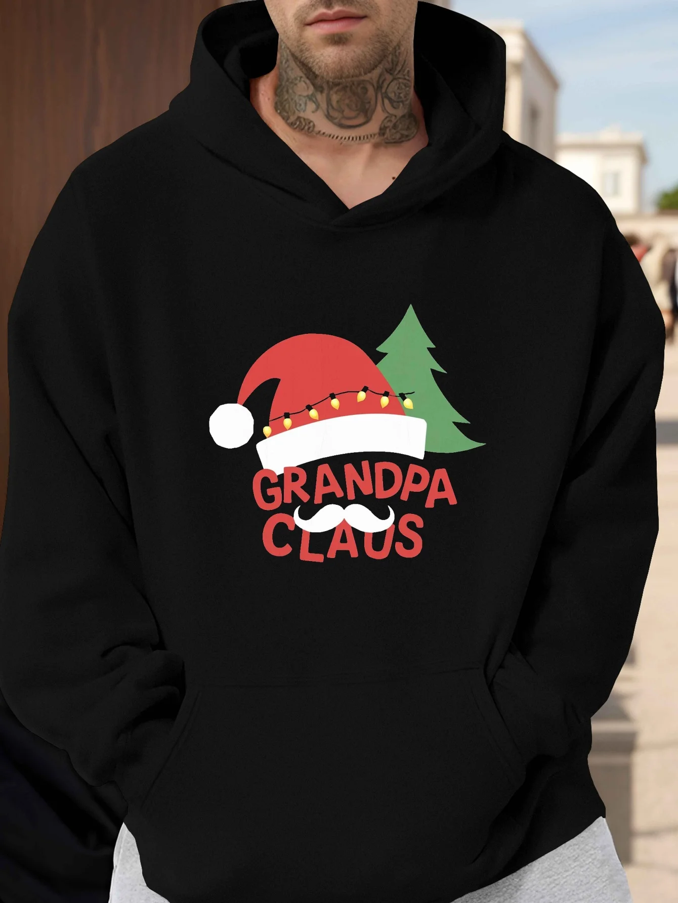 Uncle Christmas Klaus JPH-9 Extra Large Men's Hoodie, Extra Large
