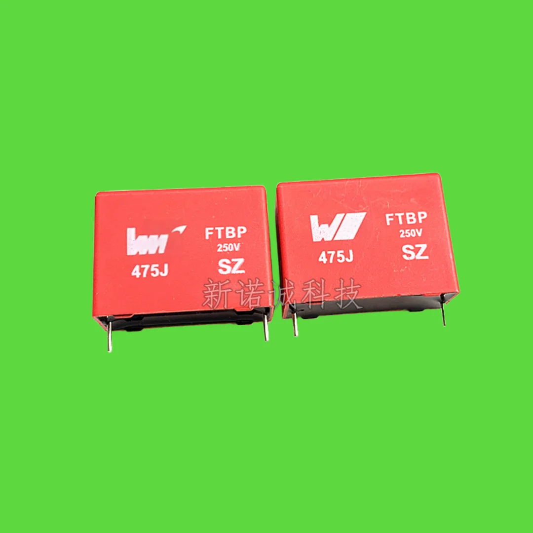 

10 шт./250 В 475 4,7 мкФ 4U 7 250 V475 корректирующая защитная пленка конденсатор расстояние для ног 27,5