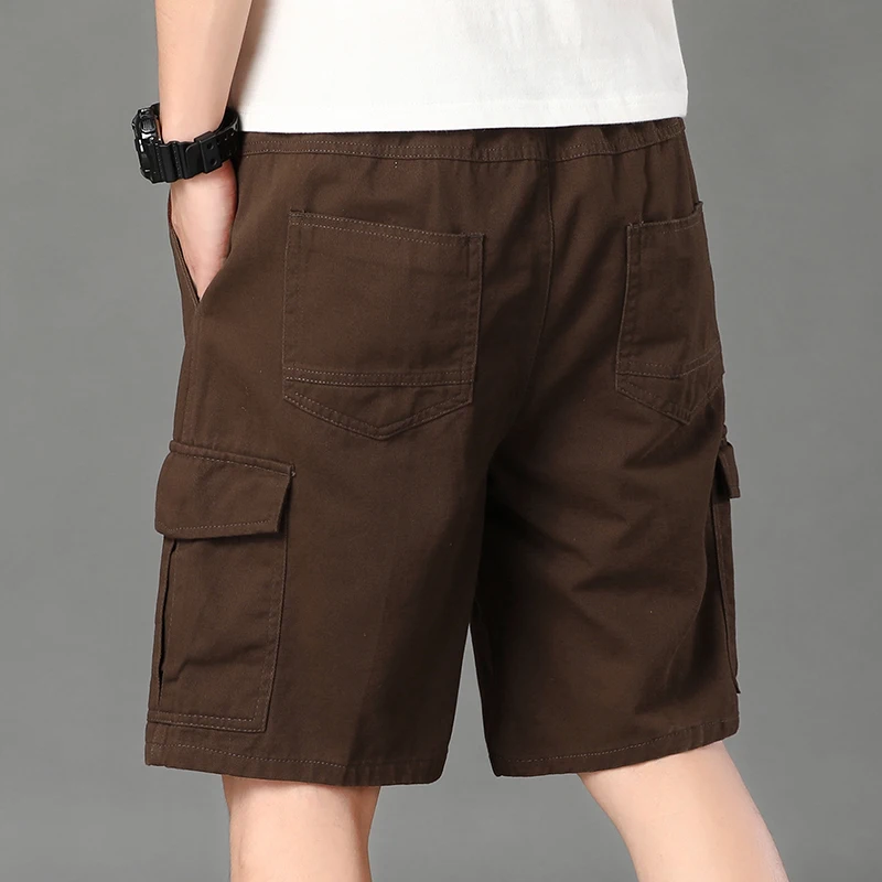 

Summer Casual Straight Leg Workwear Pants Trendy Five-Seven Inch Youth Brand orts Loose Fit Comfortable Cotton Trousers