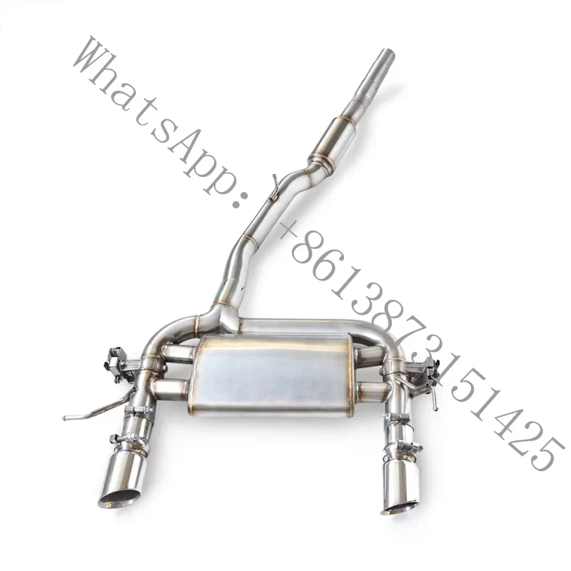 

High-performance rear exhaust pipe, suitable TT MK1 1.8T 1998-2006 models with electronic sport sound muffler
