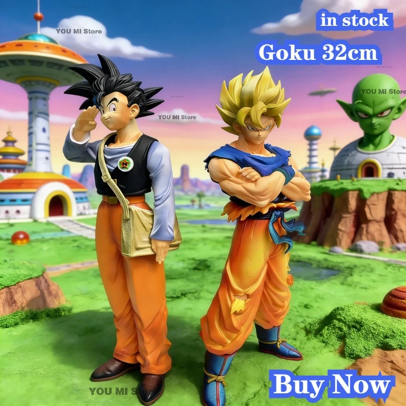 

В НАЛИЧИИ - Фигурка YJ 32 см/12,6 дюйма, Dragon Ball SSJ2 Гоку, аниме-фигурка Сон Гоку Супер Сайян 2, коллекционная модель, игрушка, подарок
