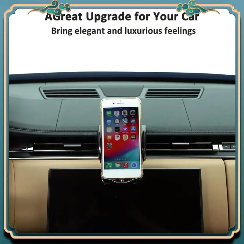 

Latest Car Dashboard Phone Holder For Land Rover Range Rover 2023 Central Control Air Outlet Phone Bracket Accessories ,D