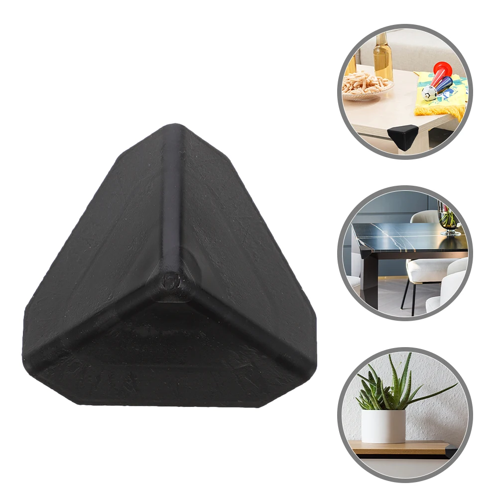 

100 Pcs Carton Transport Corner Protectors Triangle Design Eight Sided Sturdy Plastic Packaging Edge Guards Boxes Moving Large
