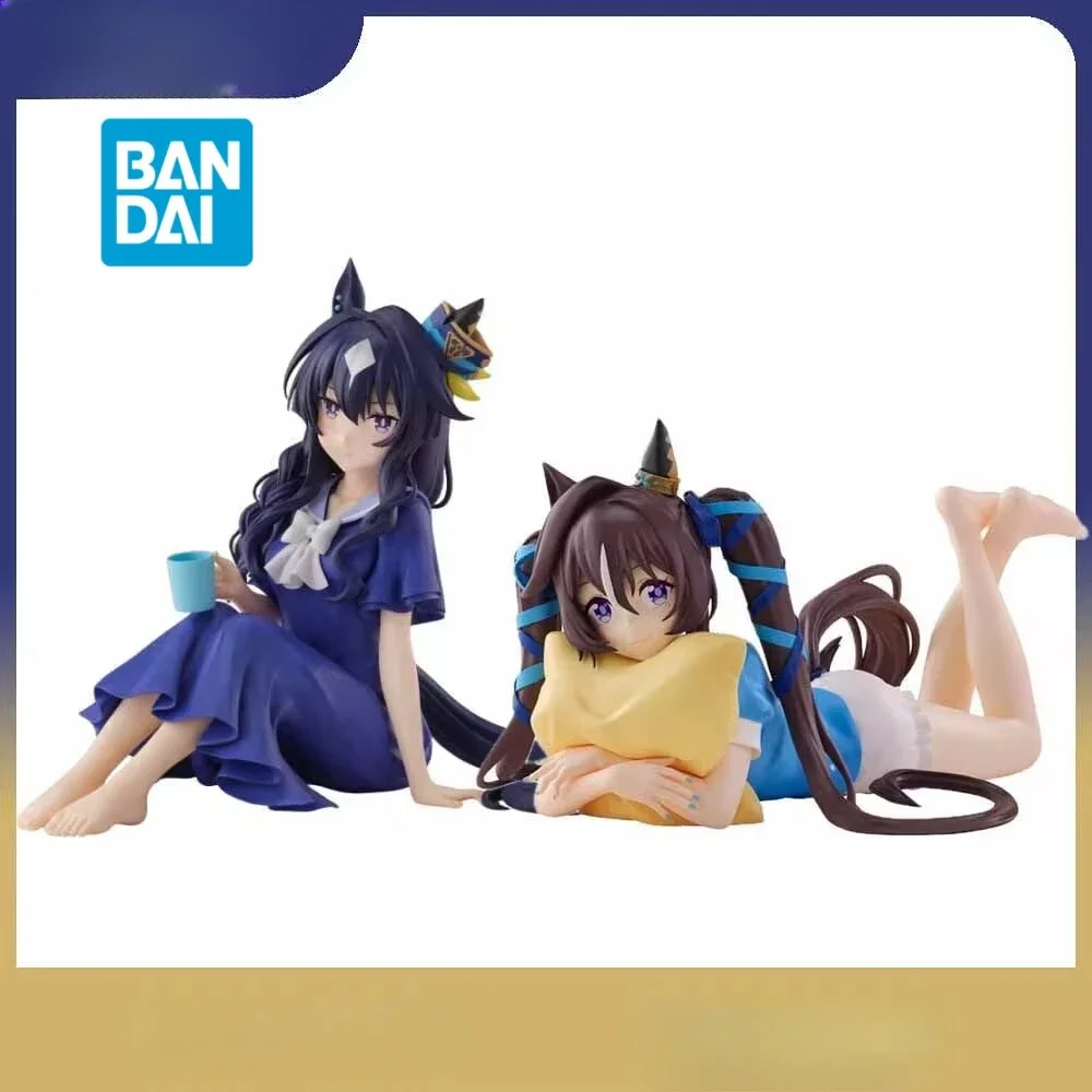 Original Bandai Relax Time Umamusume: Pretty Derby Season 3 Verxina Cheval Grand Kitasan Black Action Figure รวบรวมของเล่น