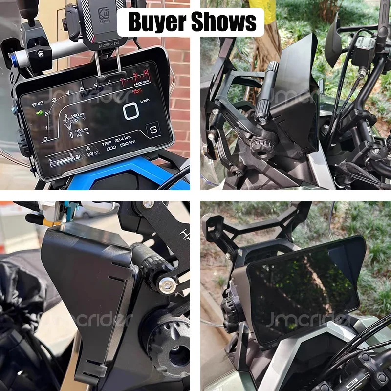 Мотоциклетный приборный экран, солнцезащитный козырек, защита от солнца, антибликовая защита, аксессуары, пригодные для ZONTES 368G 2024-2025