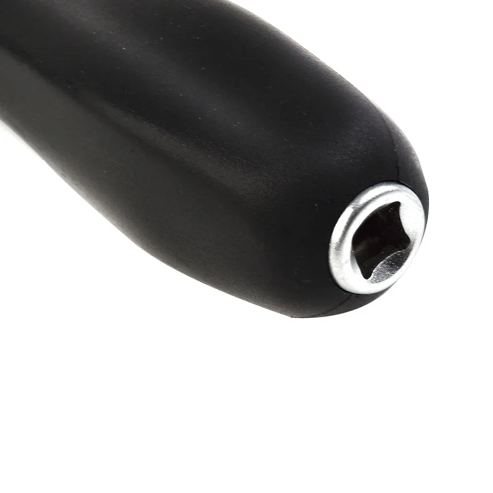 Connection Handle Connecting Rod Dual-purpose Multi-function Screwdriver Square Rod Bottom Hole Square Rubber Handle