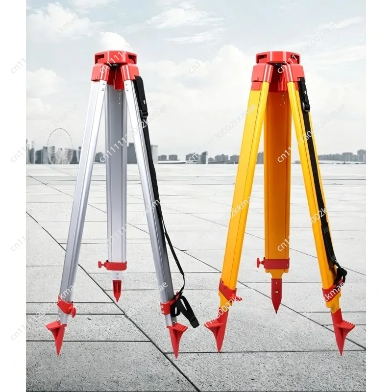 Total Station Theodolite Level Aluminum Alloy Wood Solid Wood Tripod Engineering Surveying and Mapping Anti-drop
