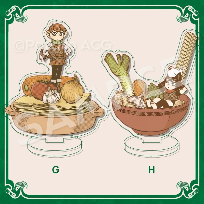 Delicious in Dungeon Acrylic Stand Figure Falin Touden‌ Marcille Anime Peripheral Fashion Creative Noodle Series Ornament New