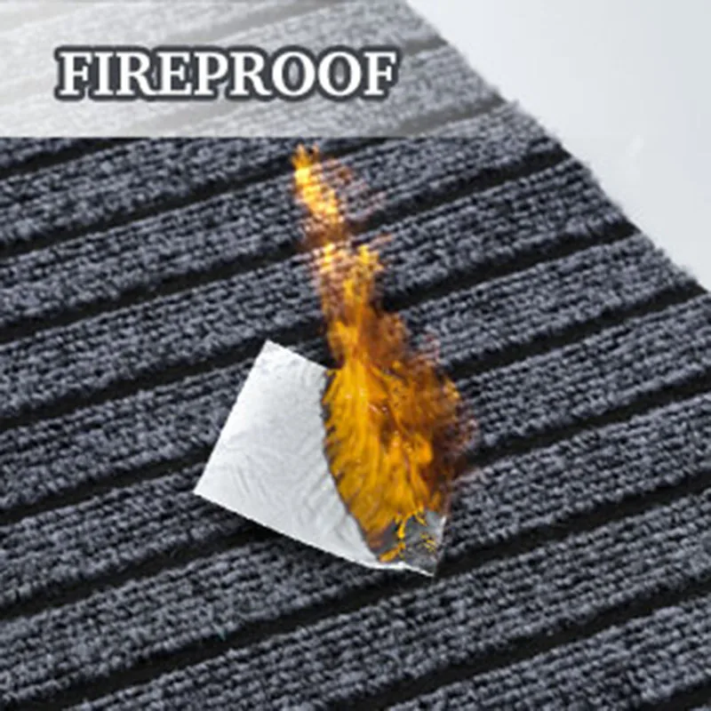 Striped Anti Slip and Anti Fouling Floor Mats, Kitchen, Bedroom, Living Room, and Doorstep Carpet Mats