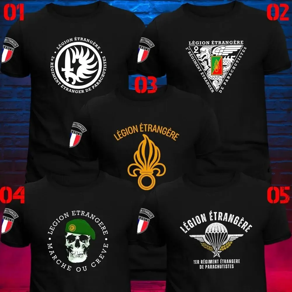 French Foreign Legion Légion Etrangère Special Forces World War Army T-shirt Women Short Sleeve Casual Cotton Men T Shirt