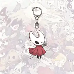 Hollow Knight Game Cosplay Keychain Octopus Cartoon Figures Acrylic Pendant Key Chain Bag Charm Accessories Gift for Wholesale