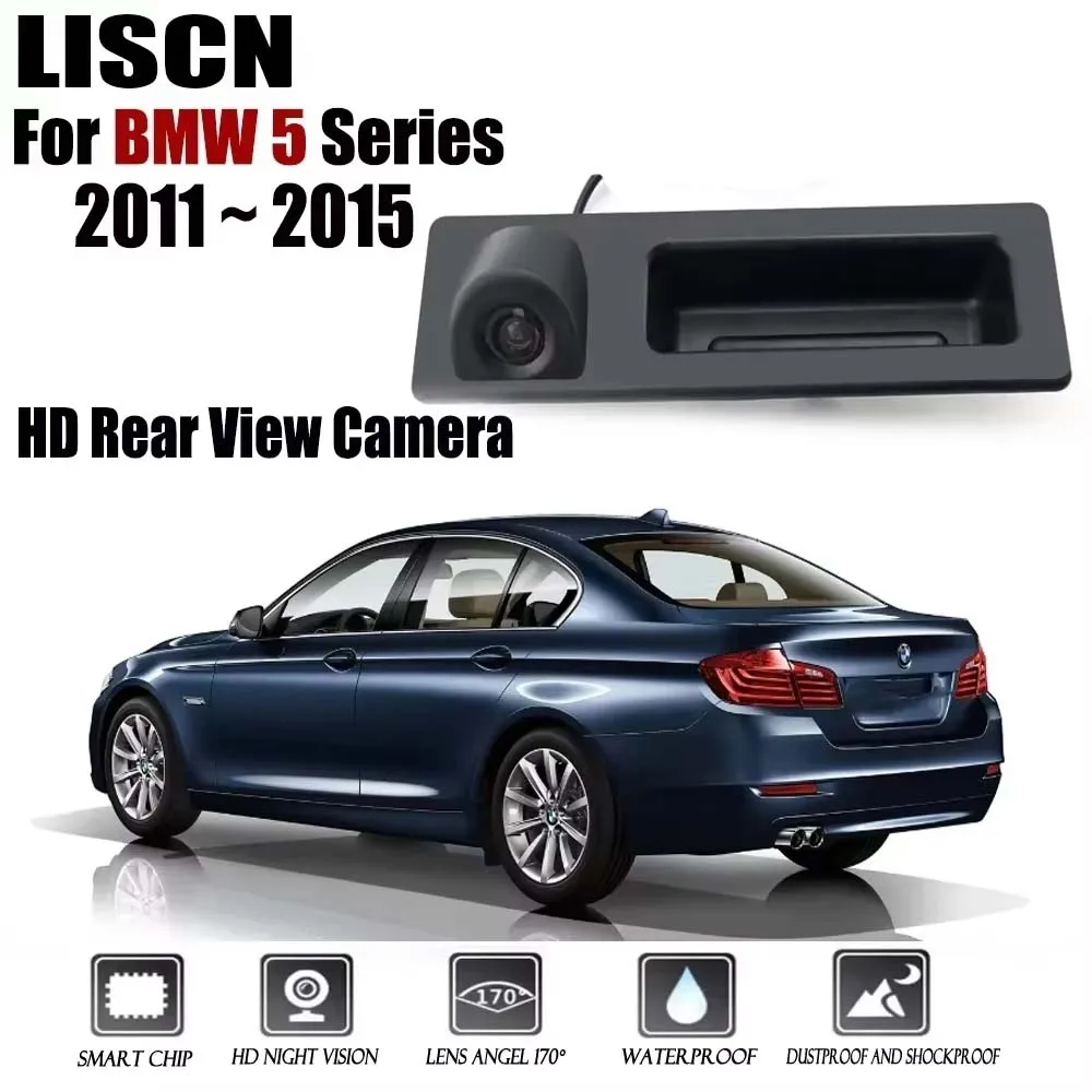 

Оригинальная заводская ручка багажника для BMW 5 серии 2011 2012 2014 2015, автомобильная камера заднего вида, камера заднего вида, автомобильная камера