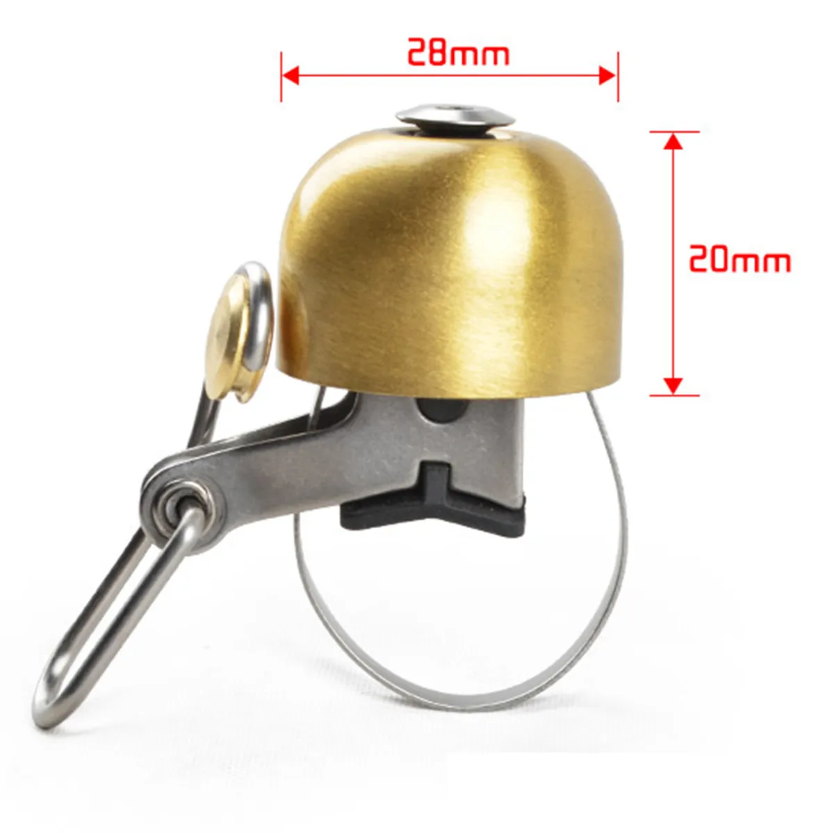 

Ретро-звонок для велосипеда из нержавеющей стали: громкий, четкий звон, легкий, безопасный, для руля велосипеда, звуковой сигнал для шоссейного велосипеда