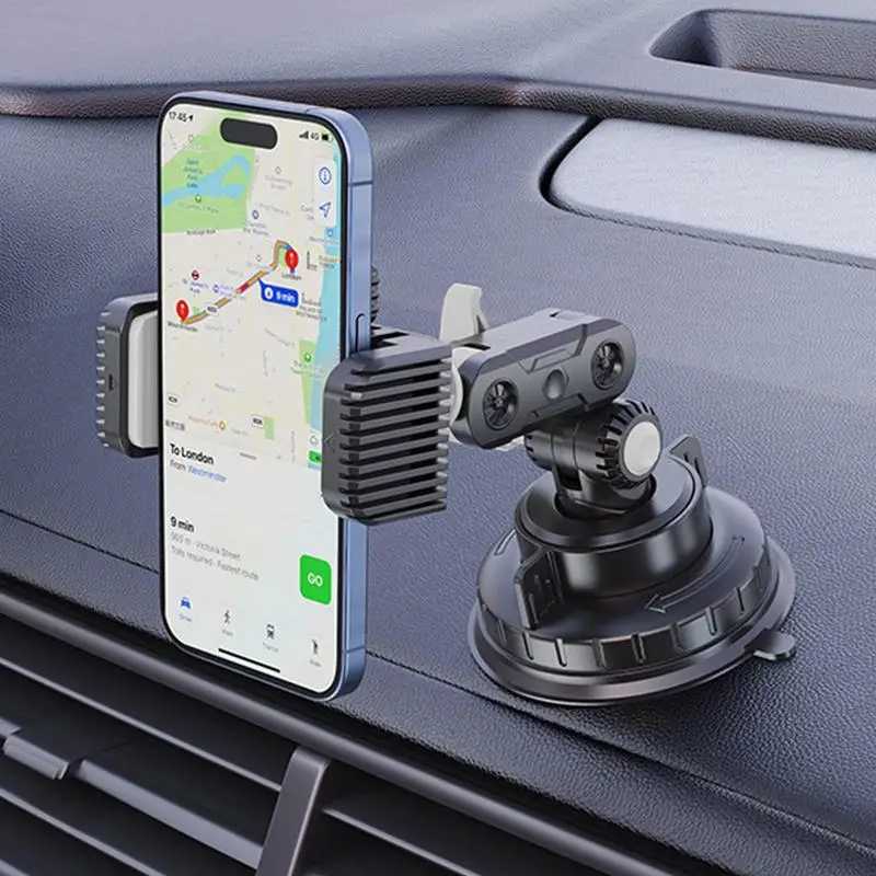 Dashboard Phone Mount Dashboard Mount Adjustable Phone Holder Windshield Smartphones Stand Road Trip Cellphone Base For