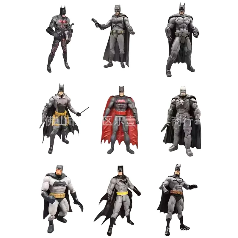 DC Bulk Justice League Various Forms Batman Figure Dark Knight Arkham 6-inch Action Figure Toy Model Ornament Toy Gift