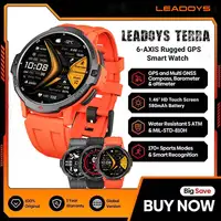 LEADOYS C31 reloj inteligente para hombre GPS deportes al aire libre control del ritmo cardíaco del sueño presión arterial 170 + modos deportivos 50M impermeable