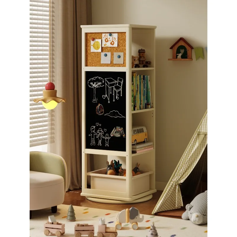 

Cabinet vertical space-saving multi-functional shelf household bookcase
