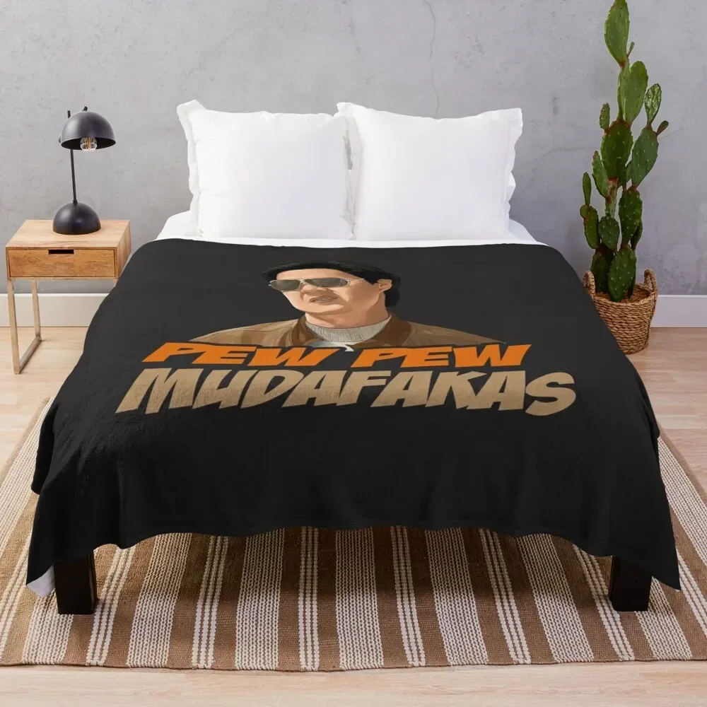 Hangover - Pew Pew Mudafakas Mr Chow Funny Parody Fan Art Throw Blanket Blankets For Bed for winter manga Blankets