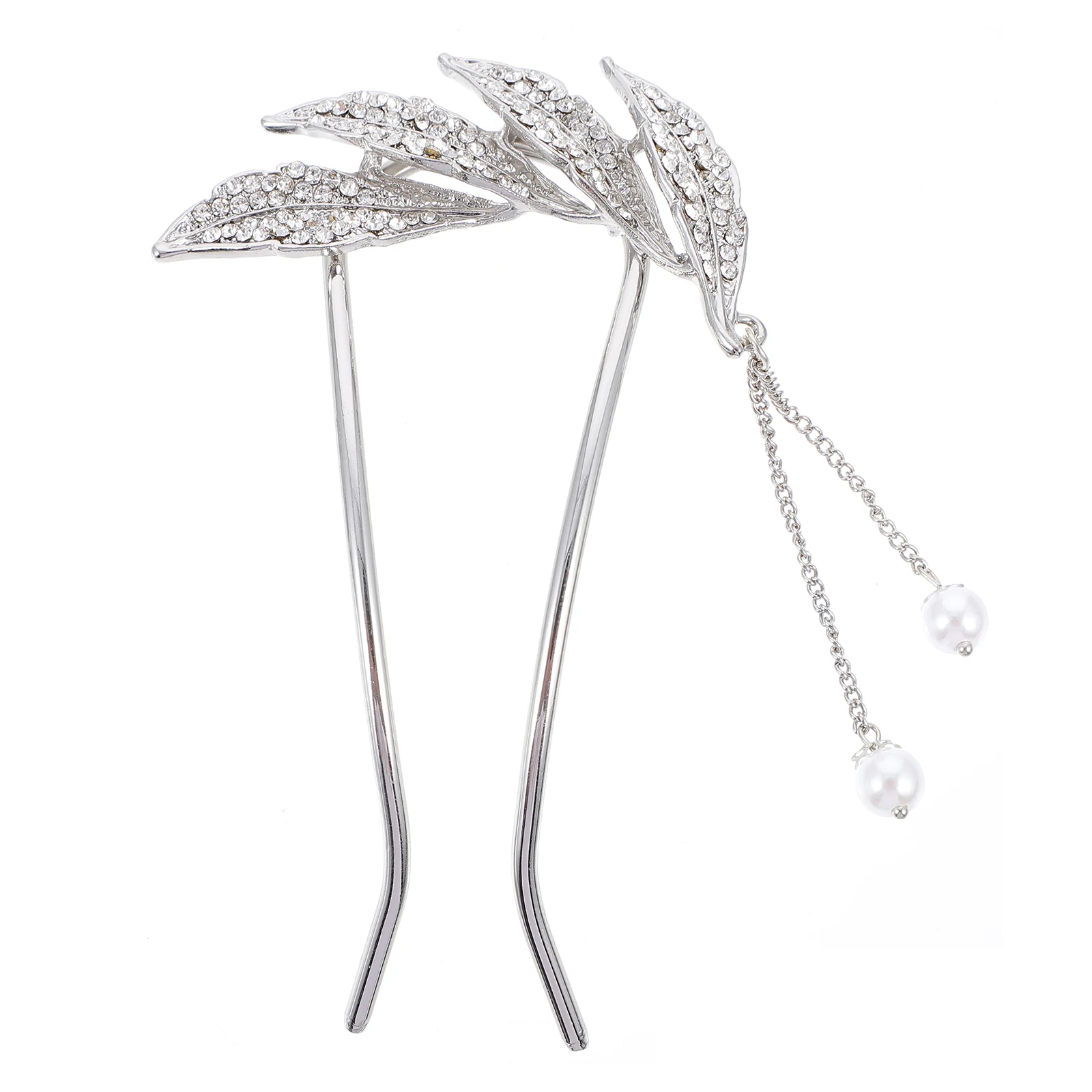 

Zinc Alloy Tassel Clips U-Shaped Clamp U-Shaped Clamp Women Pearl Hair Clip Girl Headdress Hair Styling Accessories