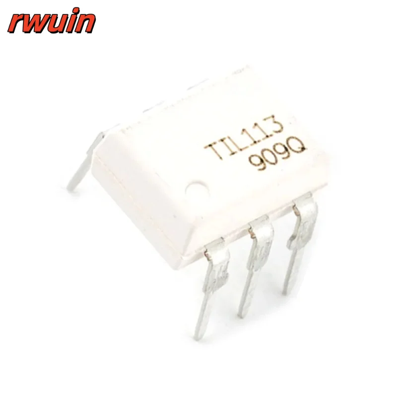 10pcs/lot TIL113 TIL113M T1L113 DIP-6 Package Original Genuine Optocoupler Chip In Stock