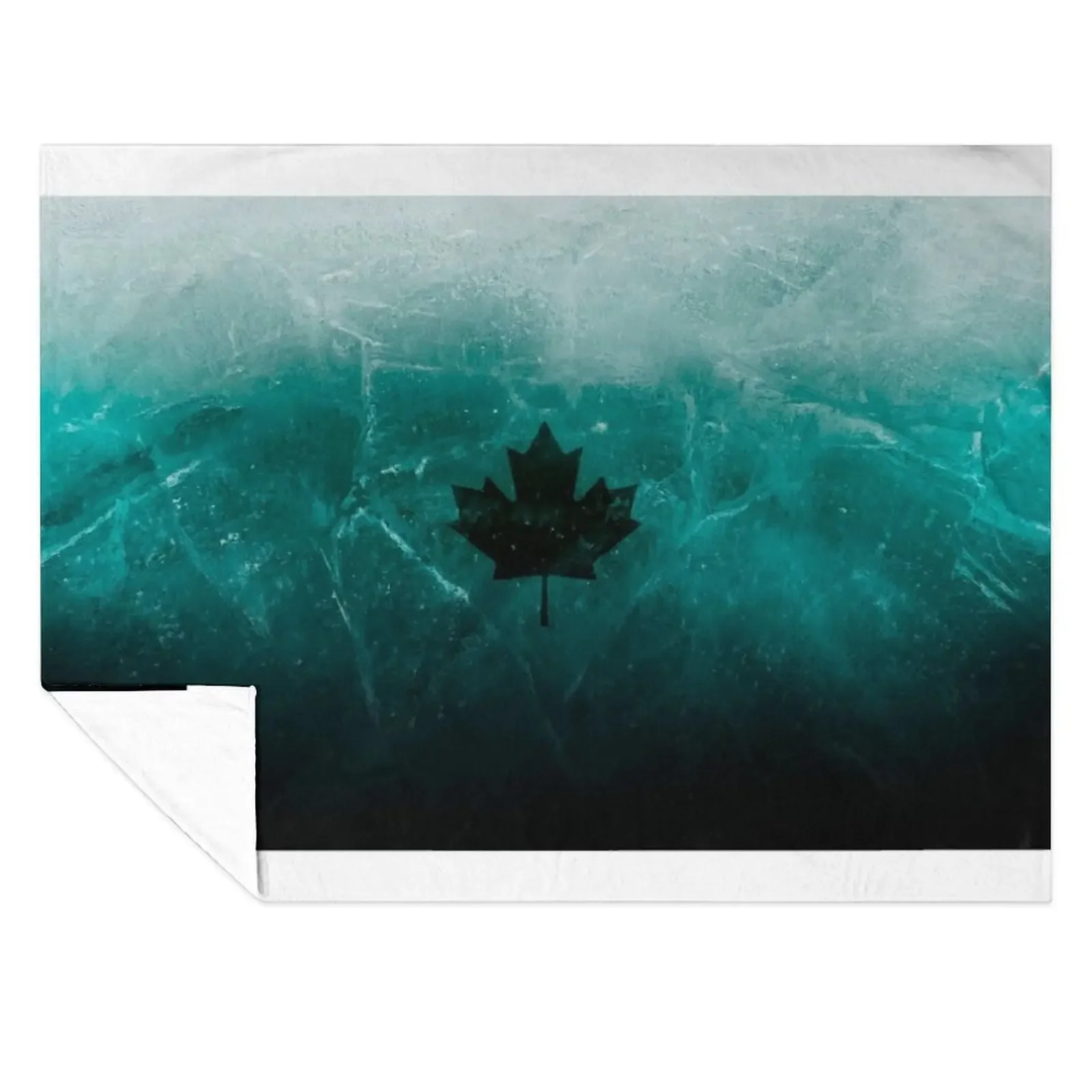 

black ice design Throw Blanket Multi-Purpose Flannels for babies Moving Blankets