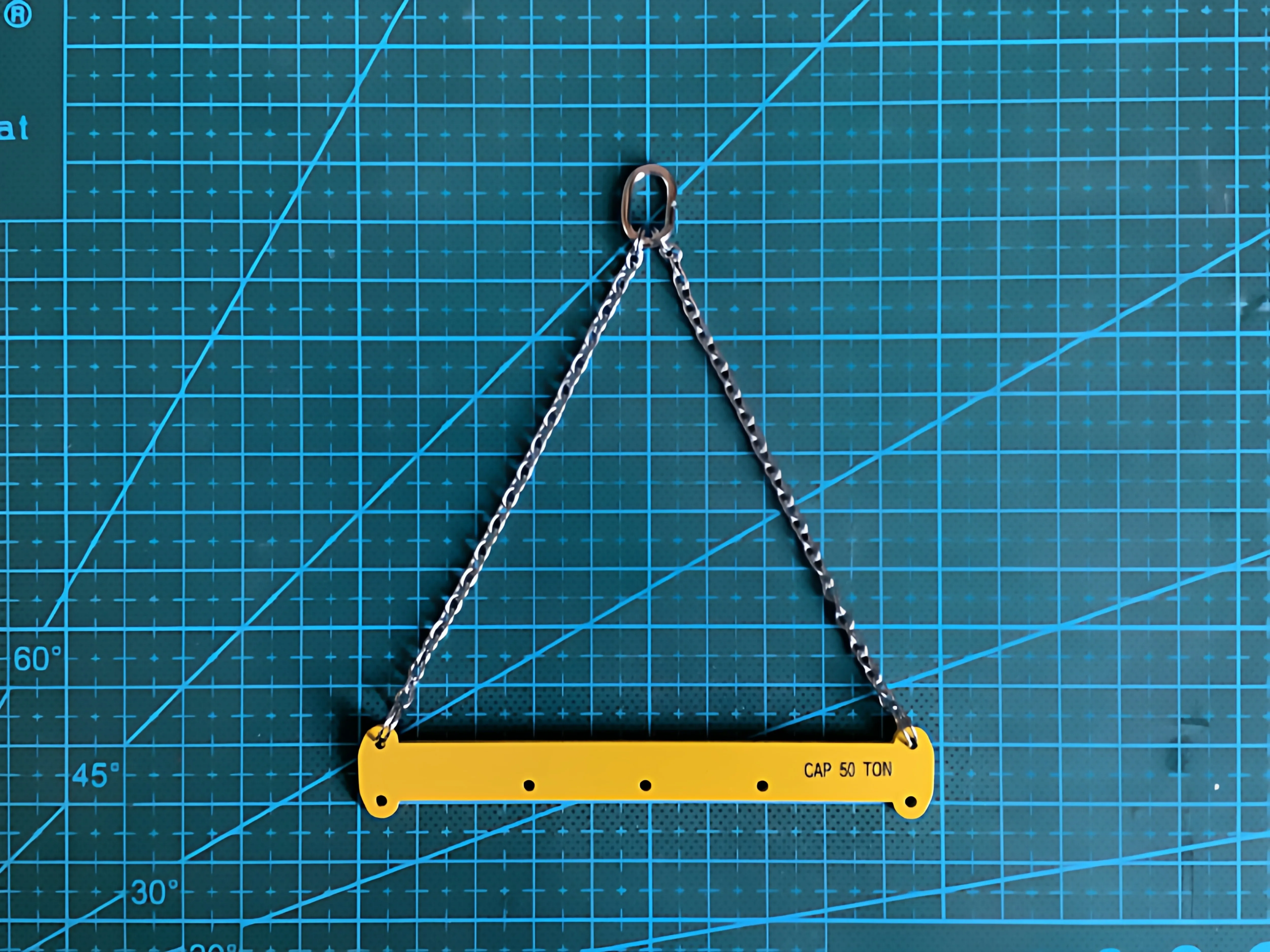 DIY Crane Models Specialized Lifting Beam Leveling Adjustment Beams for 1/50 Scale Alloy Static Model Balance Beam