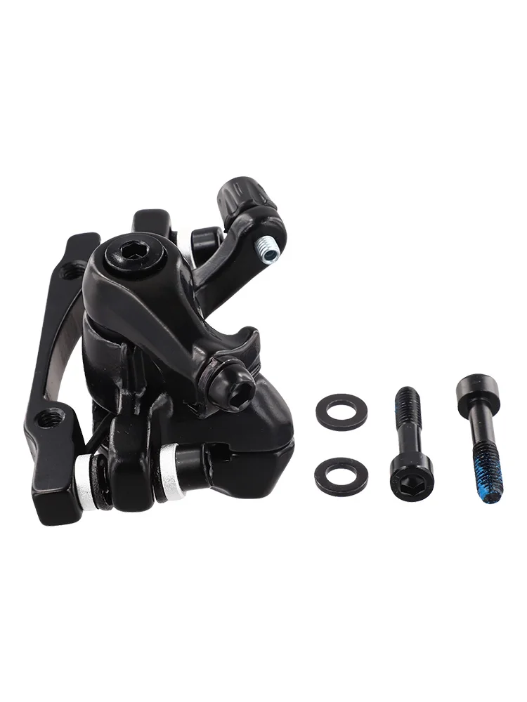 

Electric Scooter Brake Disc Brake Caliper Black Aluminum Alloy Brake Caliper Part Robust Construction Improved Stopping Power