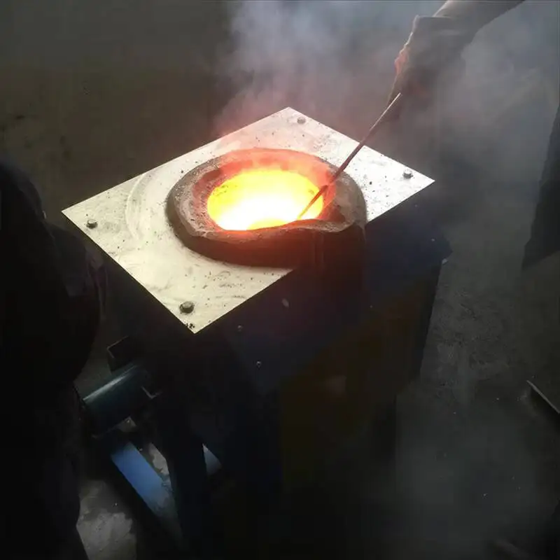 Aluminium Furnace For Melting Metal Metallurgical Equipment 20kg - 1ton Electric Induction Melter Steel Cast Iron view 3