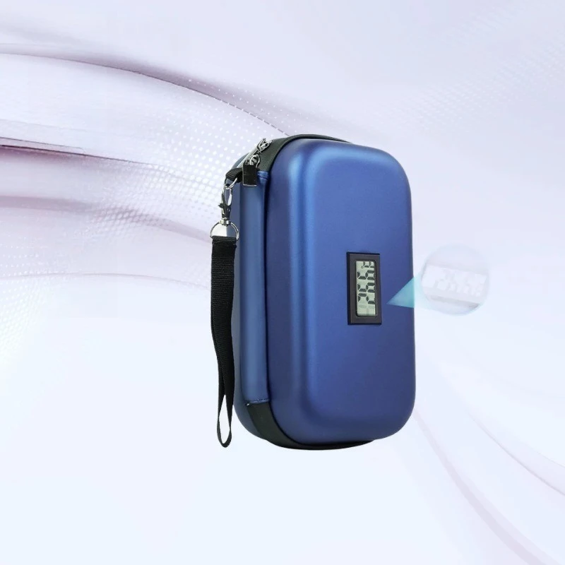 Waterproof EVA Portable Insulin Cooler Box Outdoor Thermometer Cold Ice Pack Bag Durable Lightweight Reusable Medical Secure