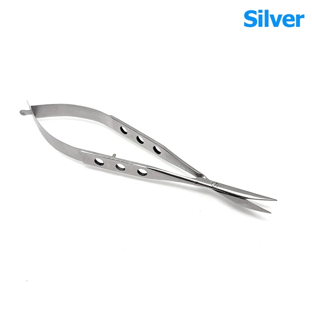 Blunt Curved Tip Conjunctival Scissors 3Pcs Stainless Steel Titanium Material For Ophthalmic Eye Surgery Medical Operating Tool
