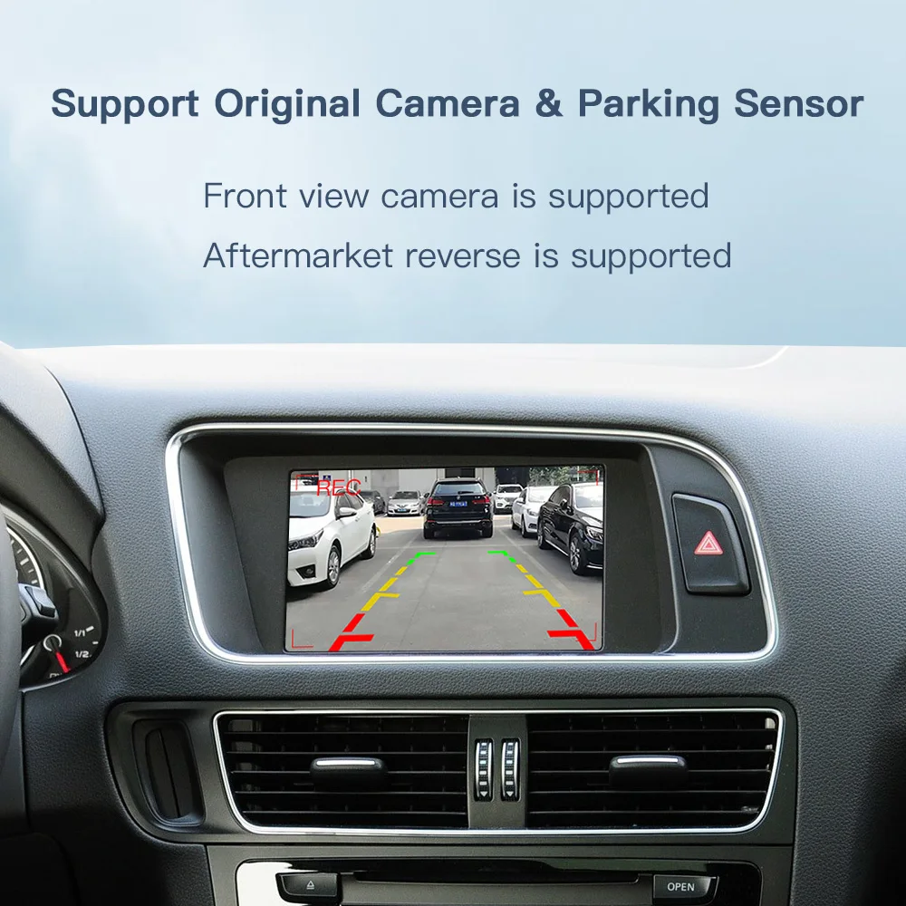 CARABC اللاسلكية CarPlay أندرويد محول السيارات مرآة ربط AirPlay بلوتوث لتحديد المواقع والملاحة لأودي A3 S3 8 فولت 2013-2018 #5