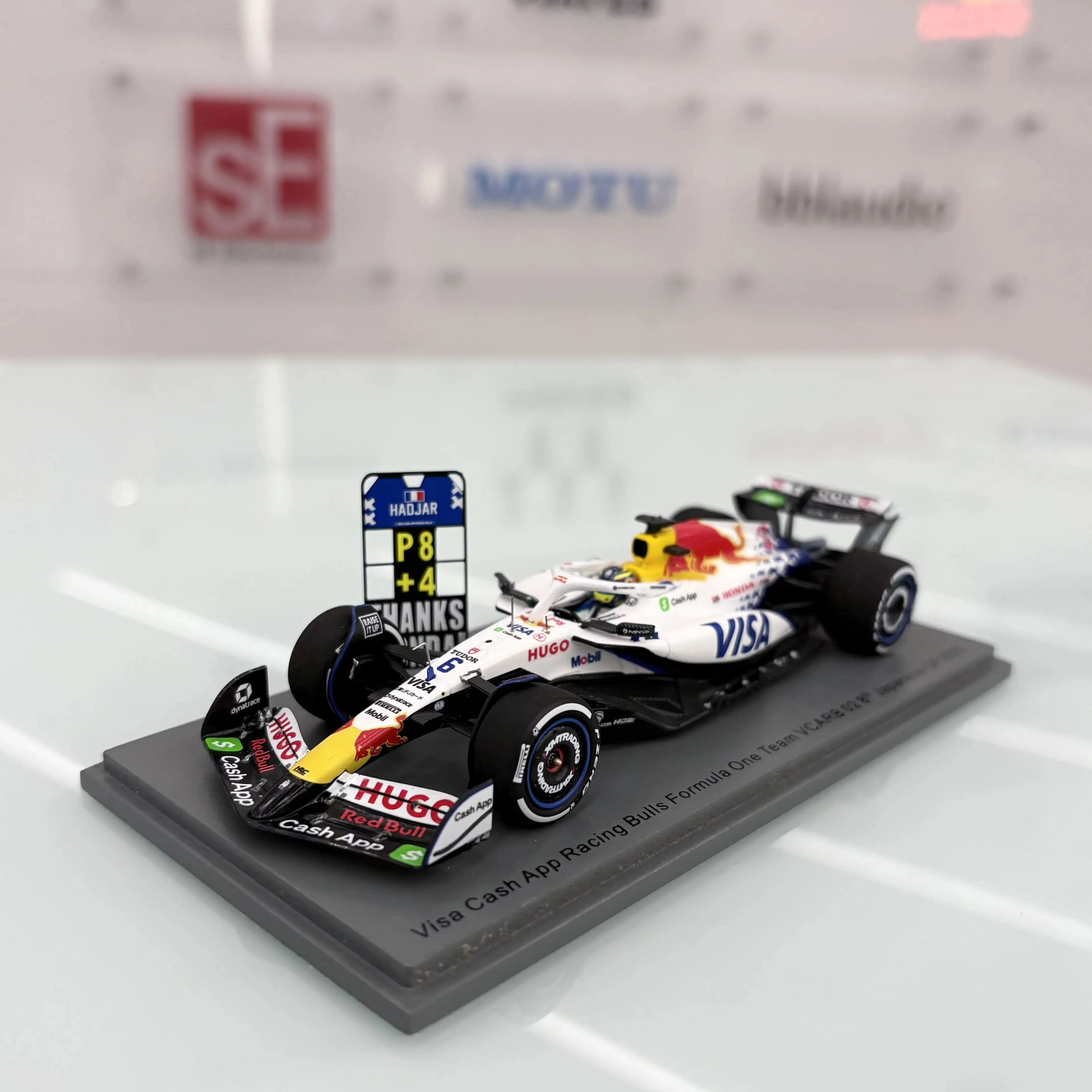 Spark 1/43 Scuderia AlphaTauri F1 RB02 Isack Hadjar Pirelli Tag Japanese GP Car Model Limited Edition Collectible Cars Boy Gifts