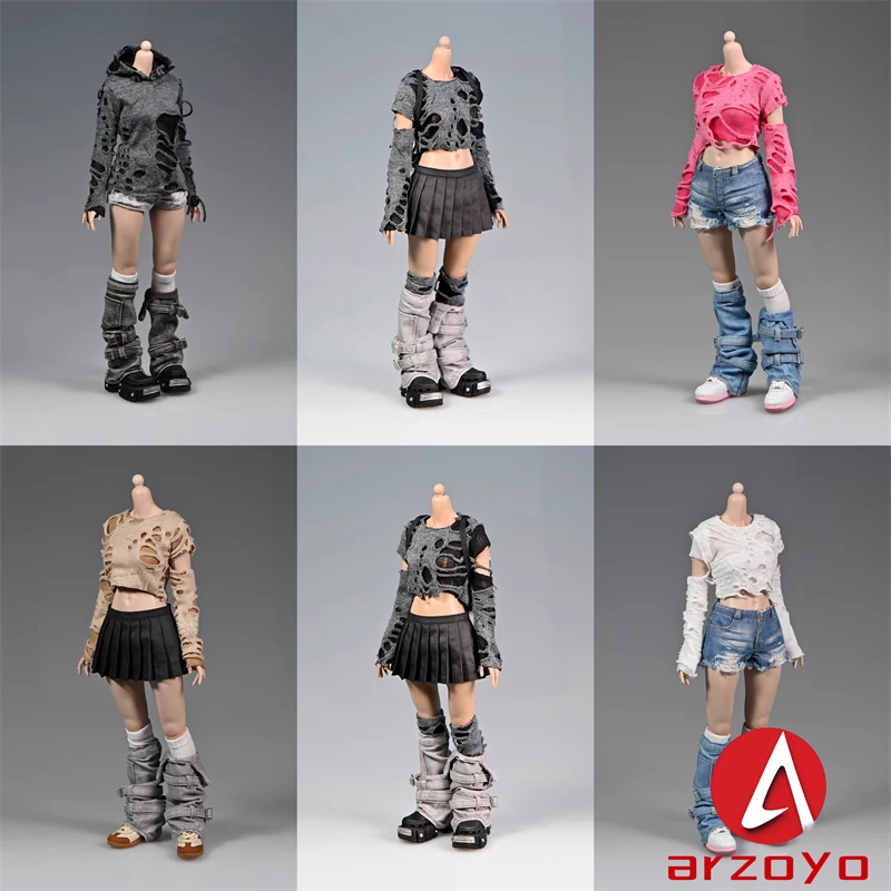 Customized 1/6 Scale OL Costume Stewardess Uniform Clothes Model Fit 12'' TBL S52 Worldbox AT202 Female Soldier Action Figure