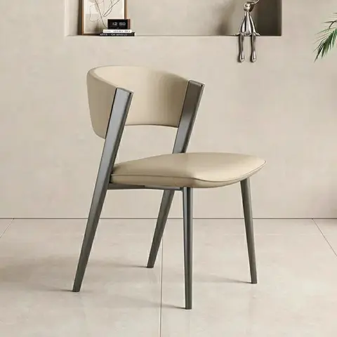 Wooden Hotel Kitchen Dining Chair Design Replica Silla Luxury Room Dining Chairs Living Room Sedia Da Pranzo Hotel Furniture