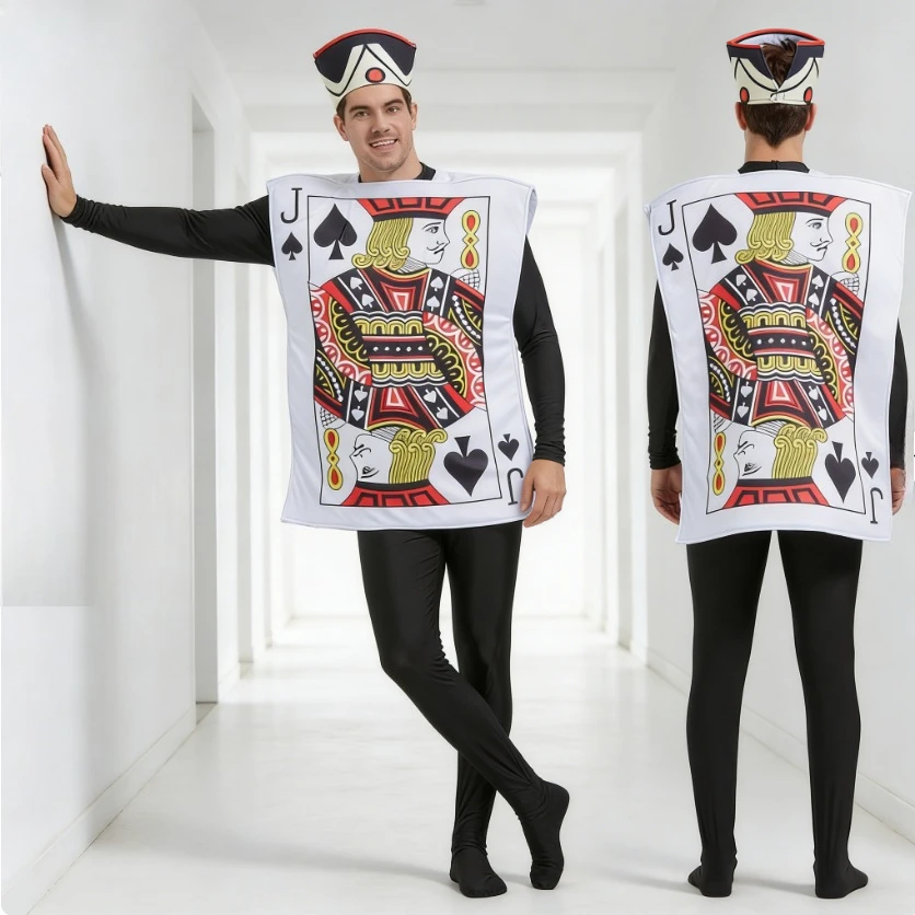 parent-child-double-sided-poker-pattern-costume-alice-poker-guard-outfit-ace-prop-for-party-performance