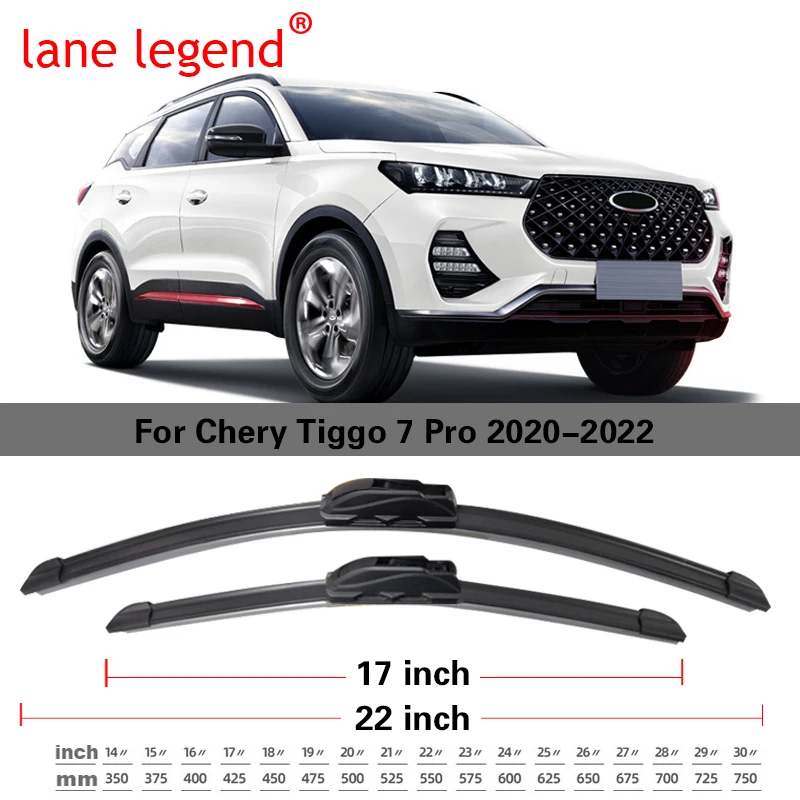 Car Front Rear Windscreen Wiper Blades For Chery Tiggo 7 Pro 2020 2021 2022 Car Accessories Wiper Blade Brushes Cutter 22\