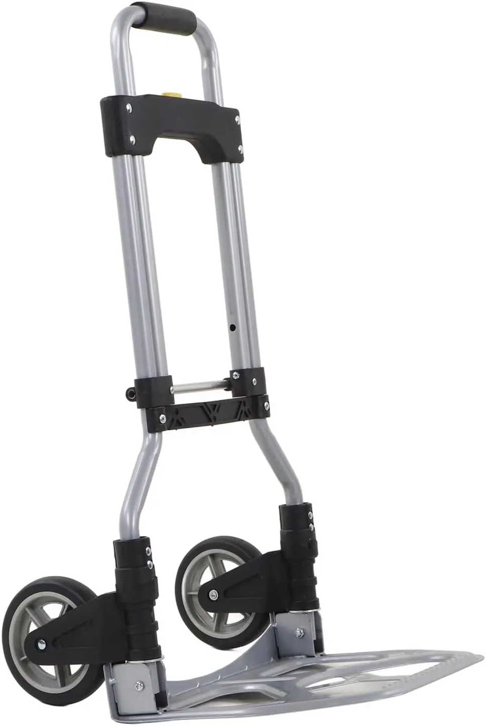 Folding Aluminium Hand Truck for Industrial and Household ,Transport Trolley with 70 kg Load Capacity and 2 Wheels, Foldable