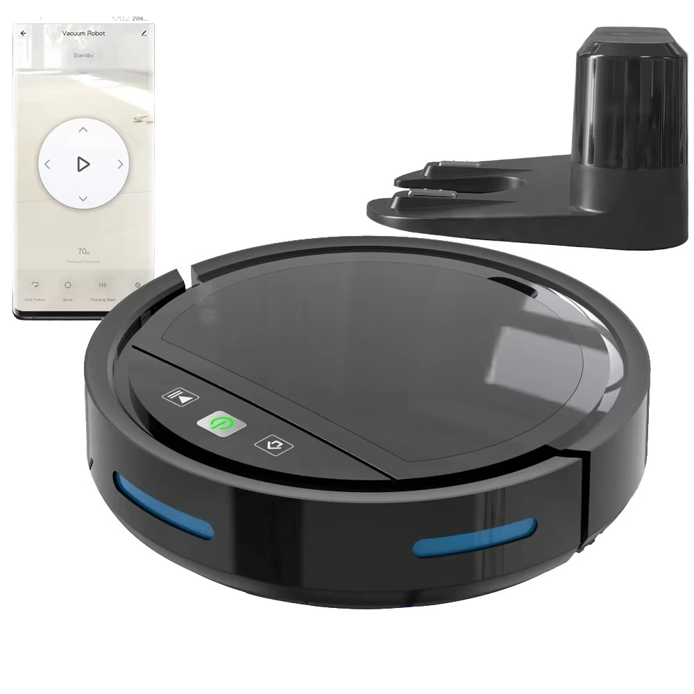 FY 2500PA 3-in-1 Auto Recharge Sweep Mop Robot, Dry Use for Floor Low Pile Carpet EU Plug