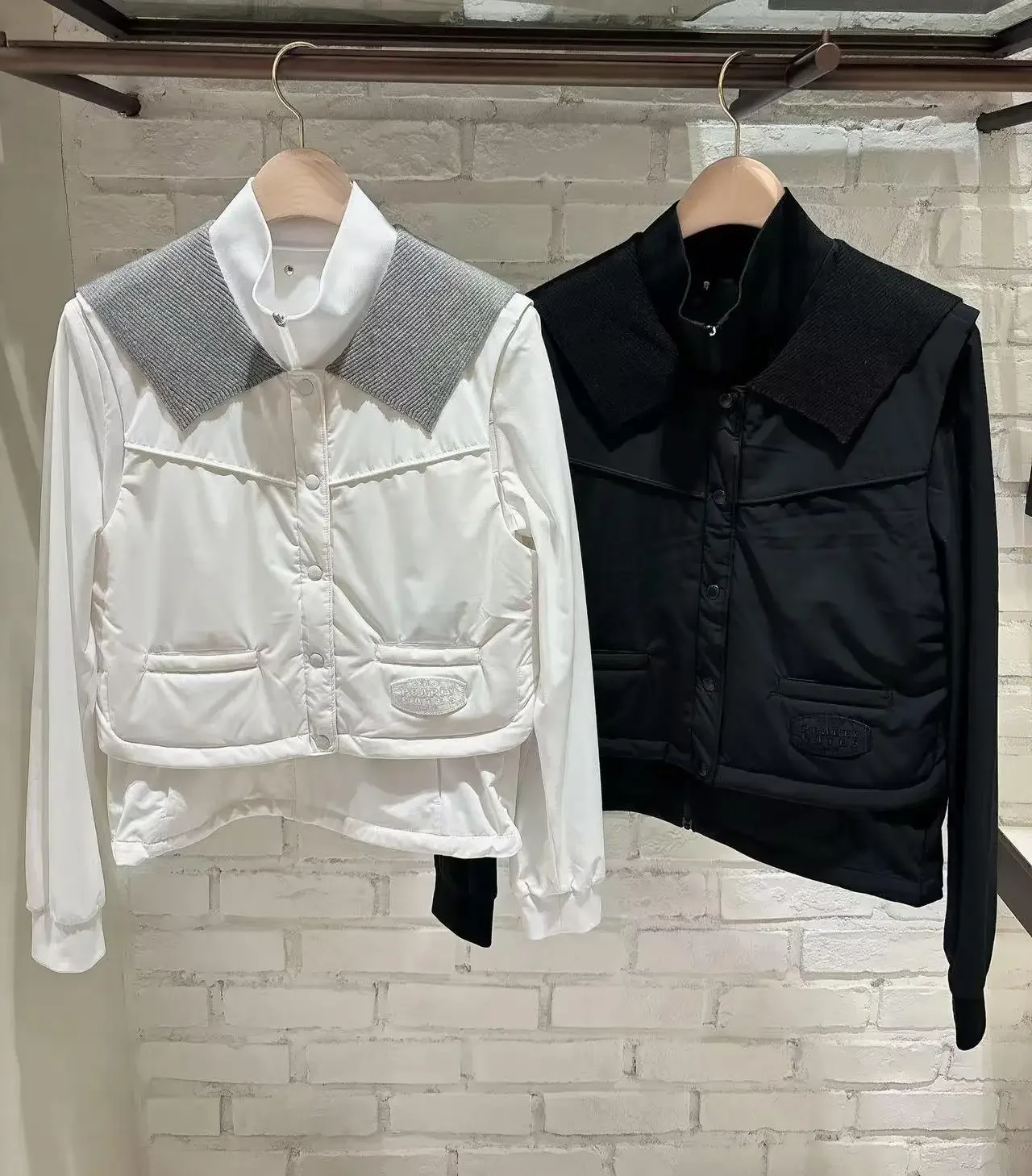 Women New Golf Two Piece Suit Winter Warm Jacket Slim Fit Versatile Ladies Outdoor Sports Thermal Golf Coat Set