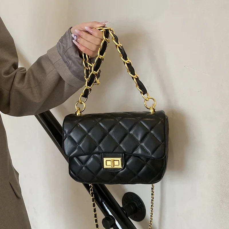 

Trendy Solid Color Crossbody Bag - Chic Minimalist Handbag Vintage Commuter Leather Elegant Paris Designer