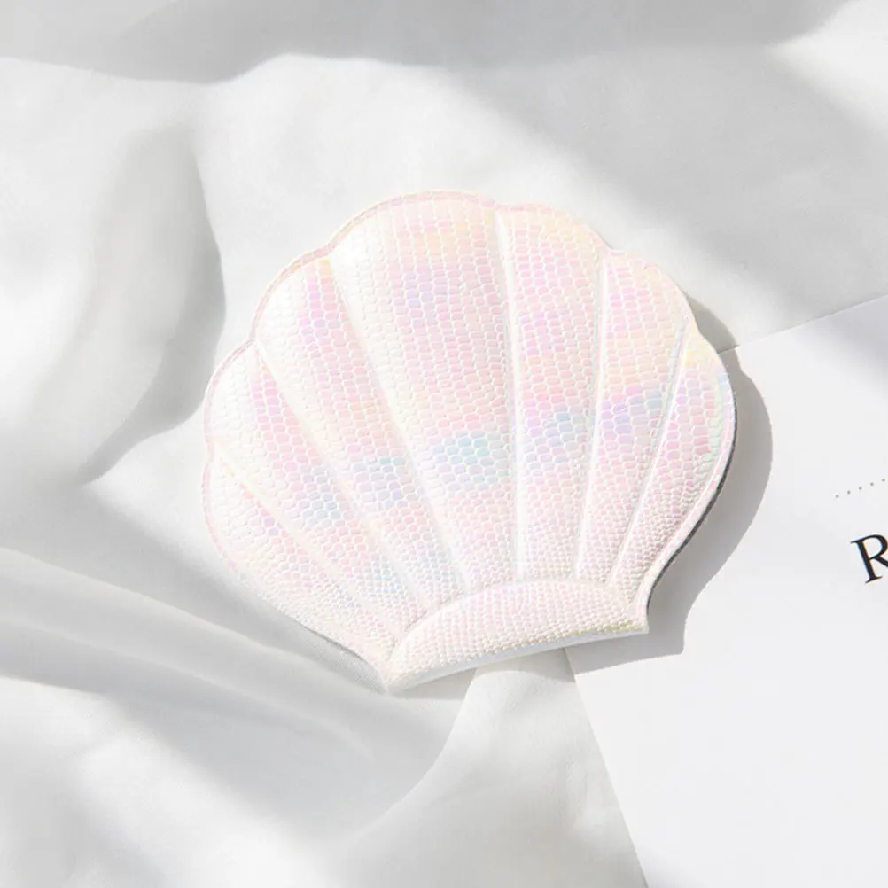 4-delige shell compacte dubbelzijdige zak opvouwbare make-upspiegels Lichtgewicht draagbare reis Kleine draagbare cosmeticaspiegel