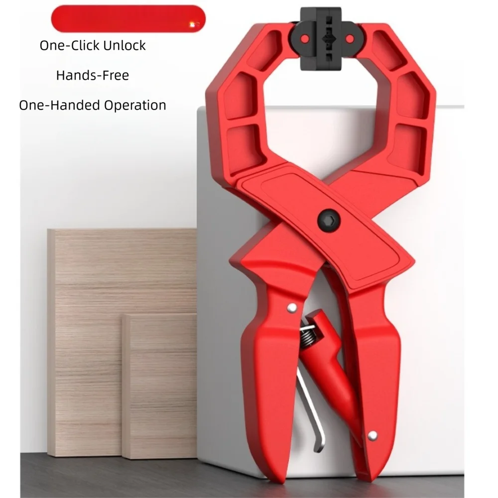 Plastic Woodworking Clamp Heavy Duty Strong Grip Wood Clamps Large Opening High Hardness Spring Clips DIY Home Improvement
